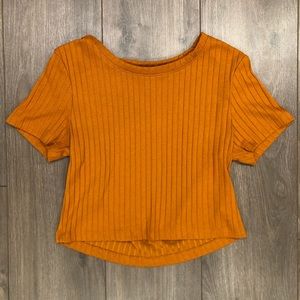 Cotton:On Orange Crop Top